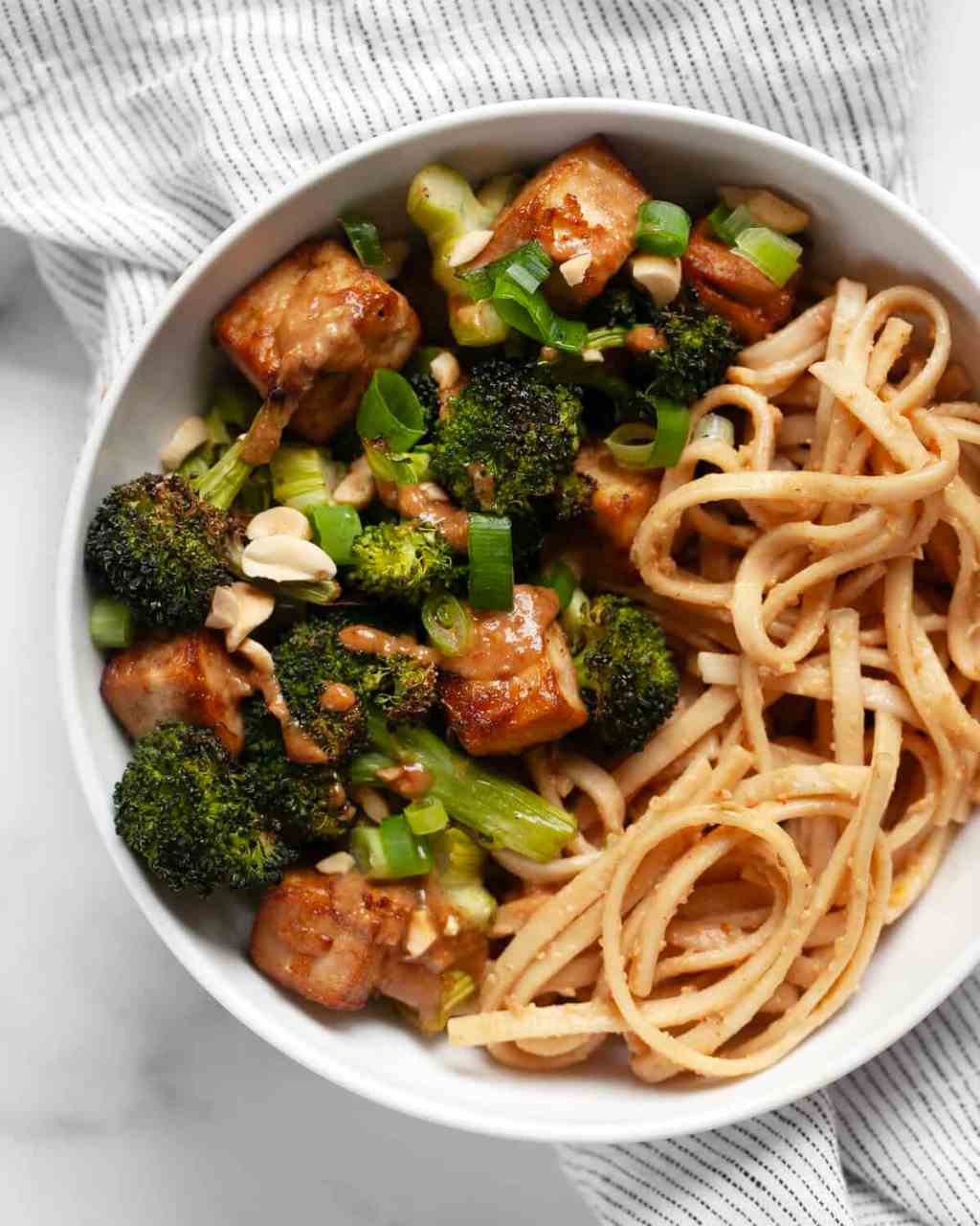 Tofu and Broccoli Noodle&nbsp;Salad